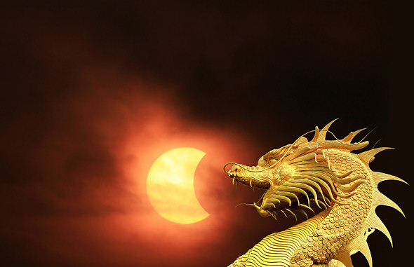 Rahu as the Head of the Dragon