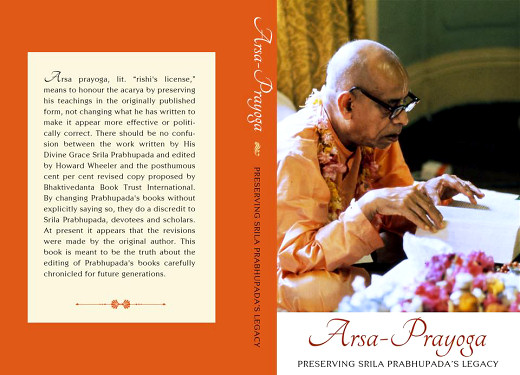 Srila Prabhupada checking his books from being changed by rascal editor Jayadvaita